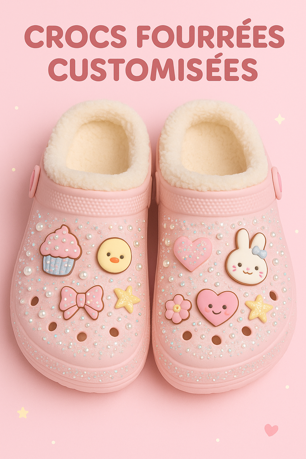 Crocs fourrées 100 % customisées ✨
