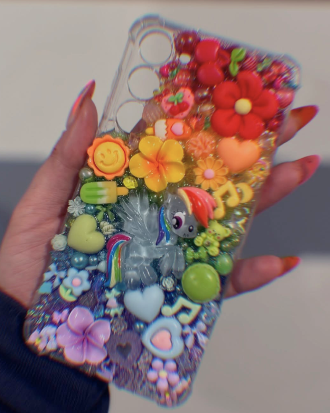 La Rainbow - Coque Arc-en-ciel pailletée