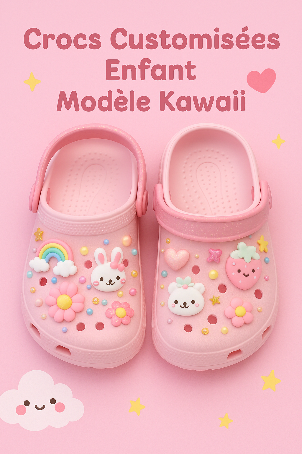 Crocs customisées pour enfant 💕