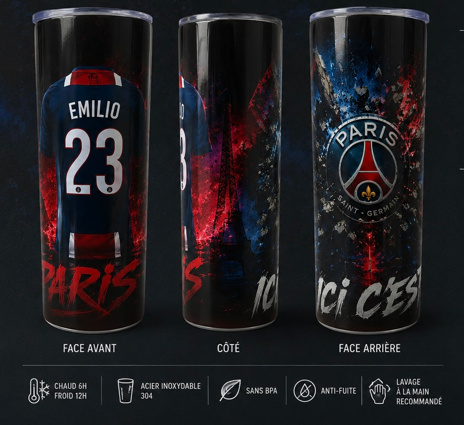 Tumbler PSG 🇫🇷 - Edition spéciale