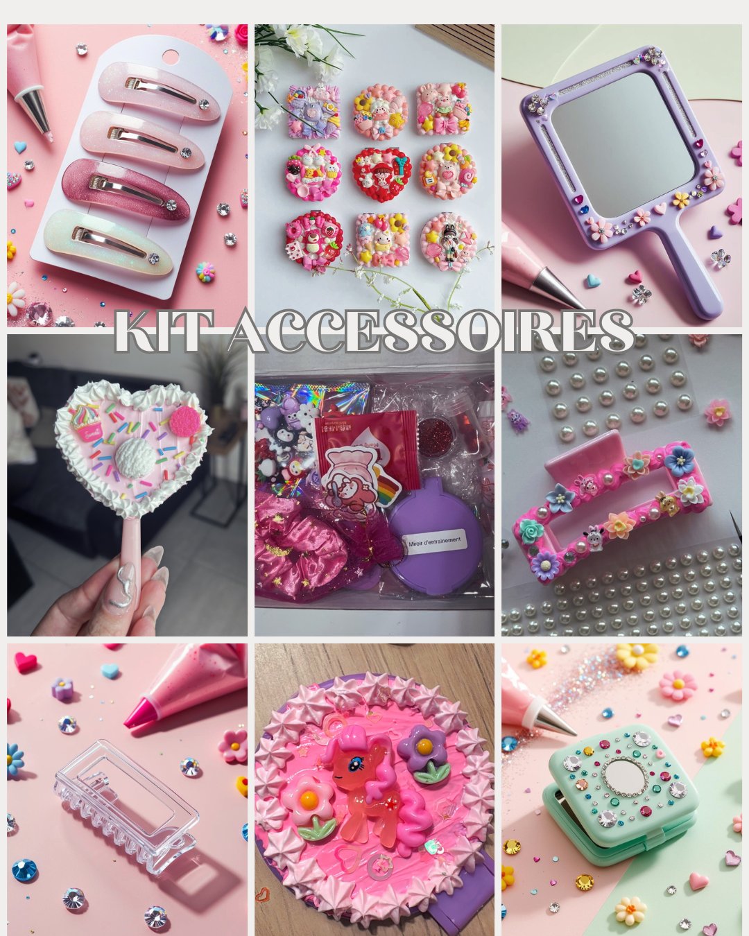 Nos kits de customisation pour accessoires Kawaii !