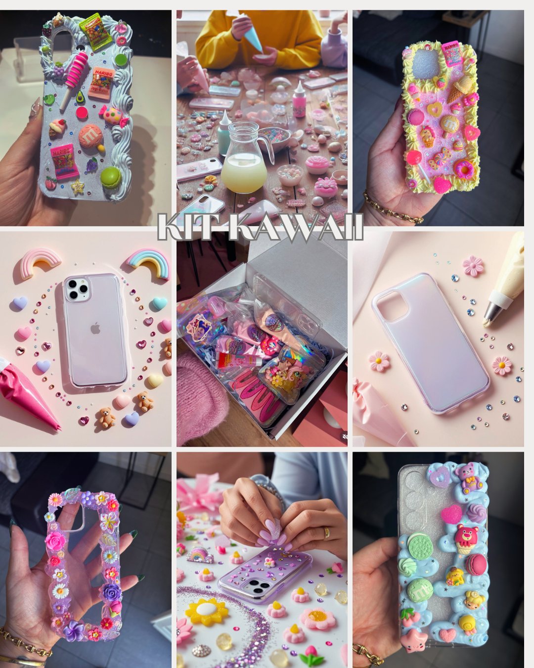 Nos kits de customisation pour téléphone KAWAII !