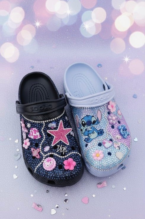 🌈 Crocs Customisées (Les VRAIES) – Uniques comme toi