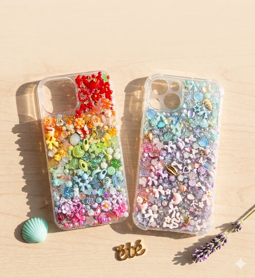 Kaleido 🌈✨ - Notre coque en micro charms et dégradé de couleur