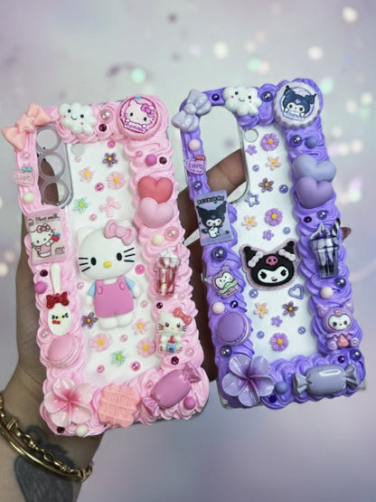 La Sweet - Coque avec fond lisse et contours en relief