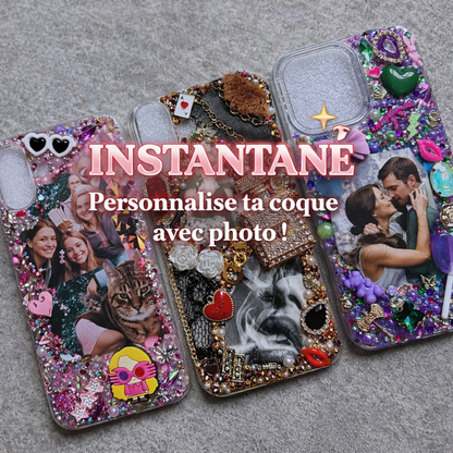 INSTANTANE - Personnalise ta coque en résine avec photo de A à Z!
