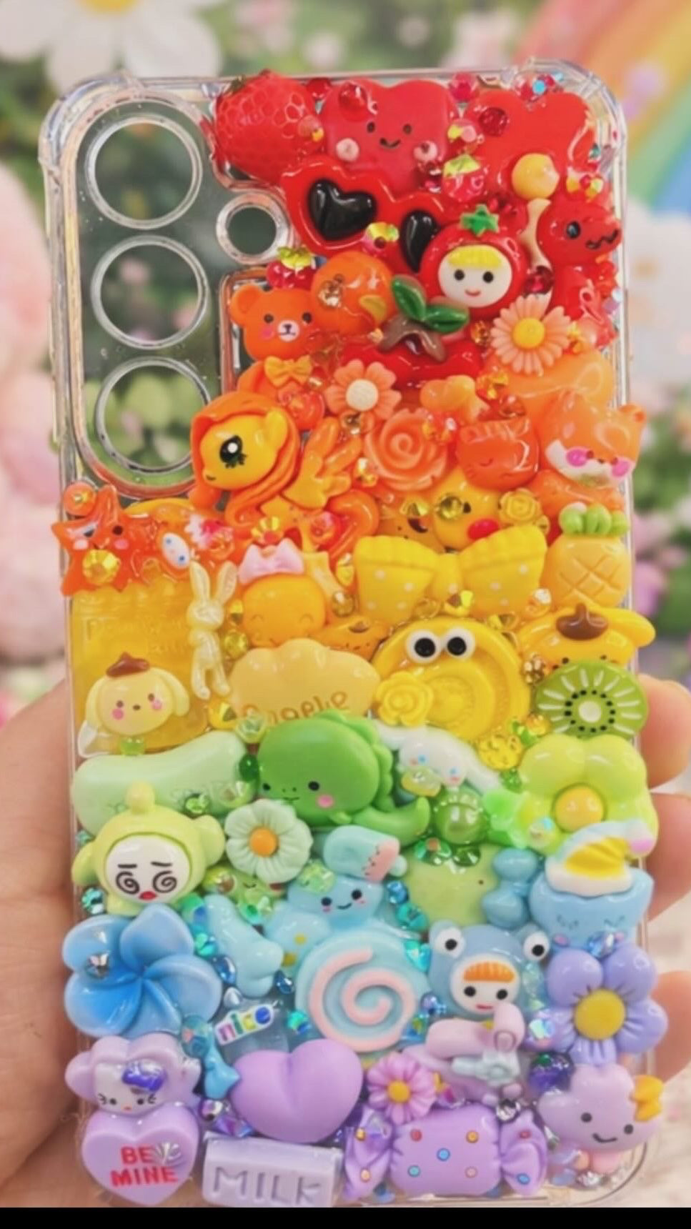 MAXI KAWAII : Coque customisée ultra mignonne en relief  🎀