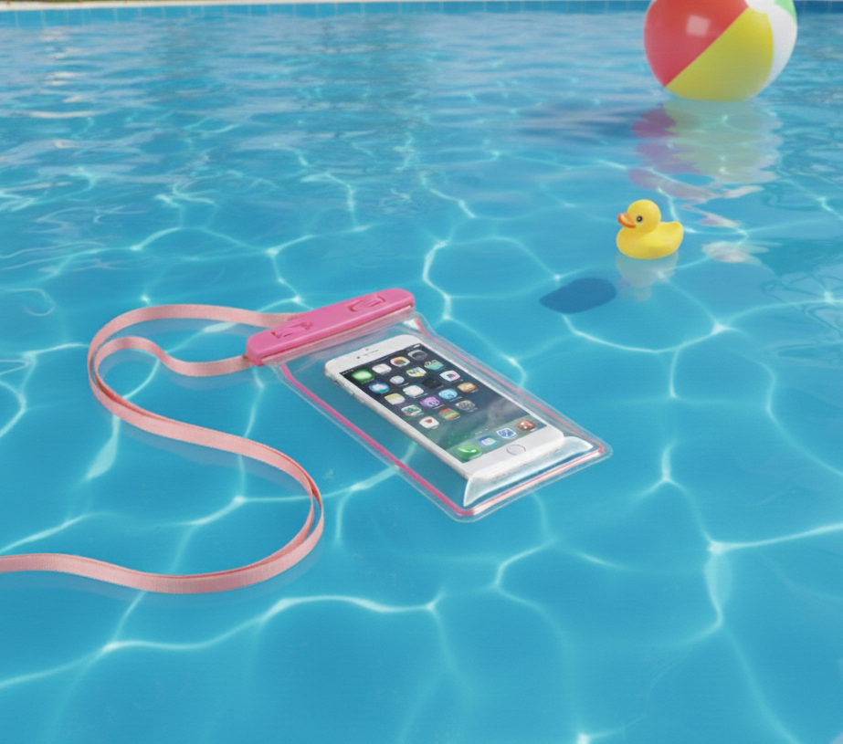 Pochette à cordon 100 % étanche et tactile !