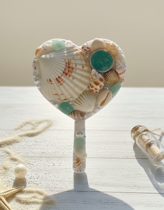 Seashell : Notre miroir de sirène en coquillage véritables 🐚