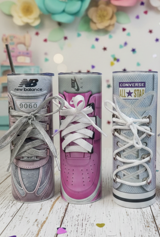 La Sneakers - Notre tumbler à lacets effet basket