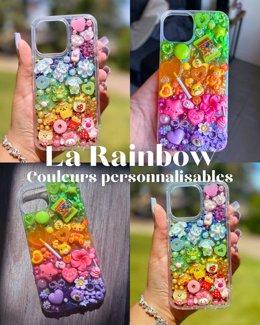 La Rainbow - Coque Arc-en-ciel pailletée