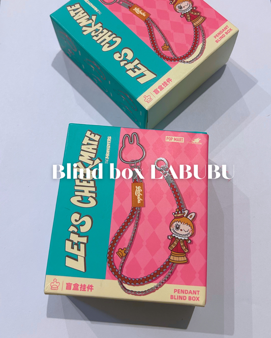 SANRIO - Blind BOX LABUBU cordon de téléphone