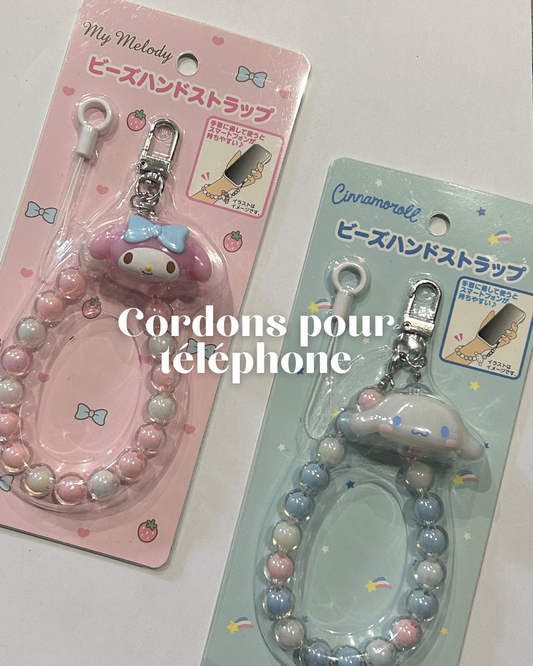 SANRIO - Cordons pour téléphone