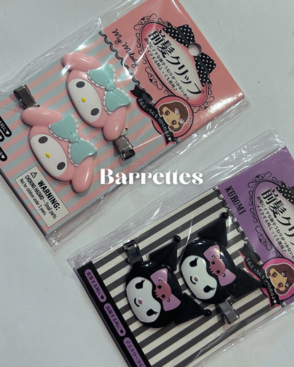 SANRIO - lot de 2 barrettes